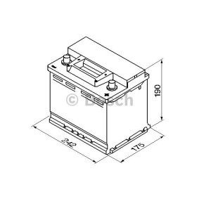 Μπαταρία Bosch S3 56Ah/480En