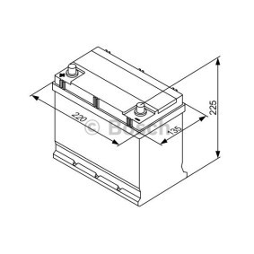 Μπαταρία Bosch S3 45Ah/300En