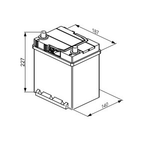 Μπαταρία S4 Bosch 40Αh/330Εn [Δ+ Ψ.Π(ΠΑΤΟΥΡΑ)]