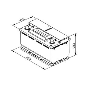 Μπαταρία Bosch S4E08 EFB 70AH/760EN