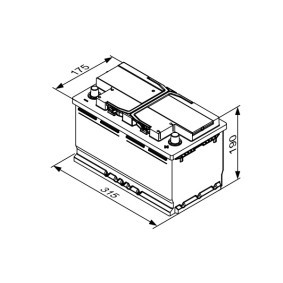 Μπαταρία Bosch S4E11 EFB 80AH/800EN