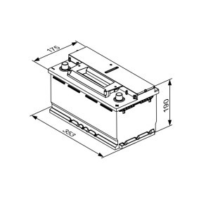 Μπαταρία Bosch S4E13 EFB 95AH/850EN