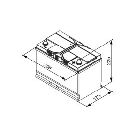 Μπαταρία Bosch S4E42 EFB 85AH/800EN (IAΠΩΝ)