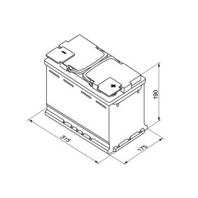 Μπαταρία AGM Bosch 80Ah/800En