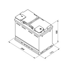 Μπαταρία AGM Bosch 105Ah/950En