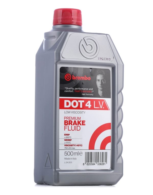 Υγρό Φρένων Brembo DOT4 LV 0,5L
