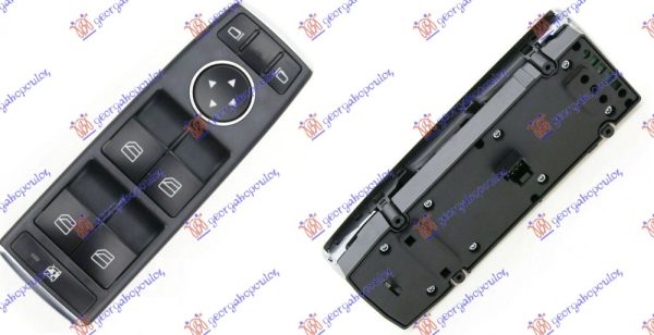 Διακόπτης Παραθύρων Αριστ.  Mercedes-Benz E-Class 2009-2013     022307172