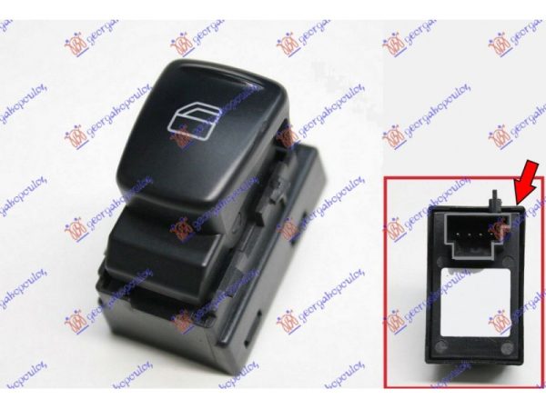 Διακόπτης Παραθ. (ΔΕ-ΑΡ ΠΟΡΤΑΣ) (4 pin) Δεξ. Smart Fortwo 07-12  086507171