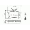 Τακάκια Οπ.Bosch 0986461769 - Image 2