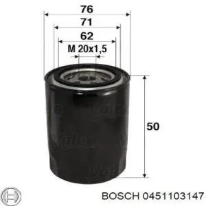 Φίλτρο Λαδιού Bosch (P3147) 0451103147