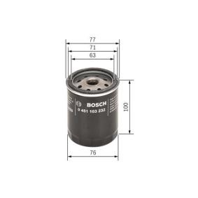 Φίλτρο Λαδιού Bosch (P3232) 0451103232