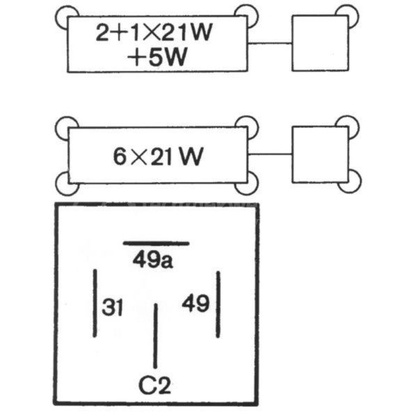 Ρελέ Φλάς Hella 4DM003360001 - Image 2