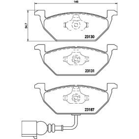Tακάκια Εμπ. Brembo P85072
