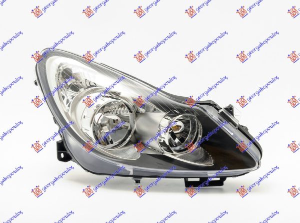 Φανος Εμπρός Μαύρος (SPORT-OPC) -11 (E) (DEPO) Δεξ. Opel Corsa D 06-15    032805151