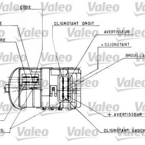 Διακόπτης Τιμονιού Valeo 251328