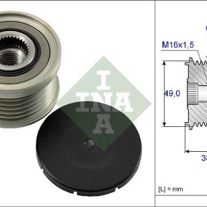 Τροχαλία Δυναμό  INA  535012710