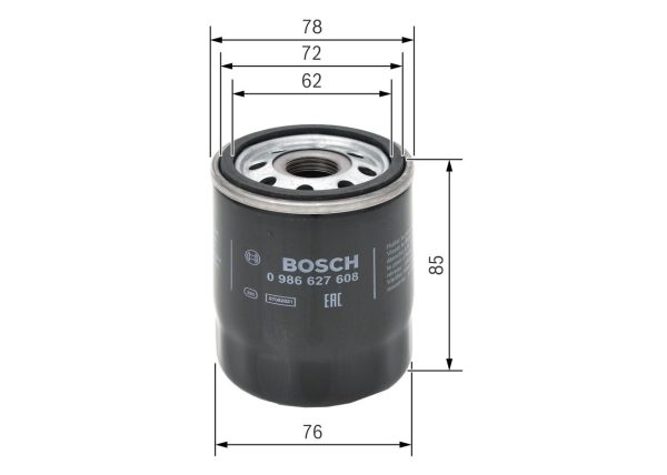 Φίλτρο Λαδιού Bosch F026407203 (P7203) - Image 2