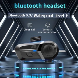 L1 Bluetooth  για Κράνος Μηχανής Full Face με Soft Microphone Μαύρο