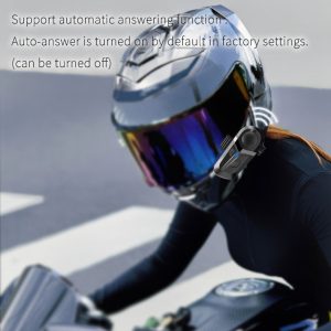 L1 Bluetooth για Κράνος Μηχανής Jet / Open Face με Hard Microphone Μαύρο