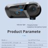 L1 Bluetooth για Κράνος Μηχανής Jet / Open Face με Hard Microphone Μαύρο - Image 3
