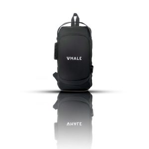 Whale Ανδρική Τσάντα Στήθους- Μαύρη