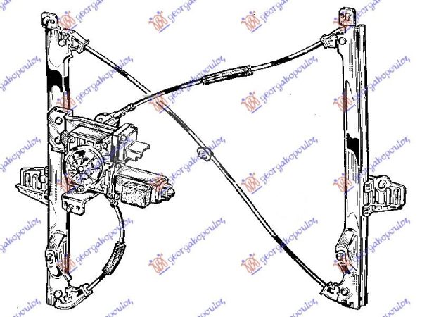 Δεξια Γρυλλος ΠΑΡΑΘ. ΕΜΠ. ΗΛ. Comfort (ΕΥΡΩΠΗ) Citroen C2 03-08