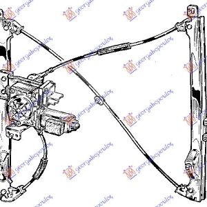 Αριστερα Γρυλλος ΠΑΡΑΘ. ΕΜΠ. ΗΛ. Comfort (ΕΥΡΩΠΗ) Citroen C2 03-08