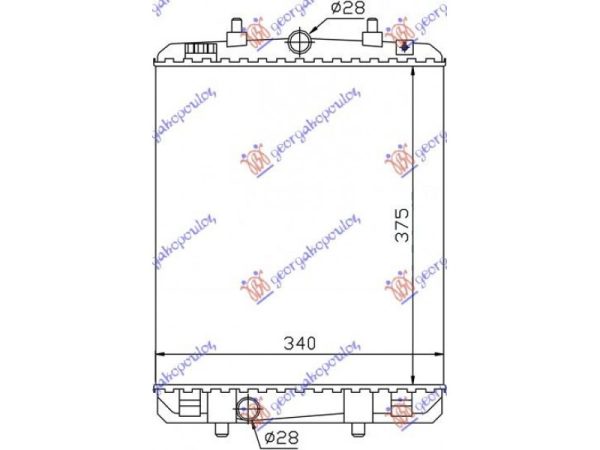 Ψυγειο 1,4 Hdi (37,4x32,6x16) Citroen C1 06-12 - 027706310
