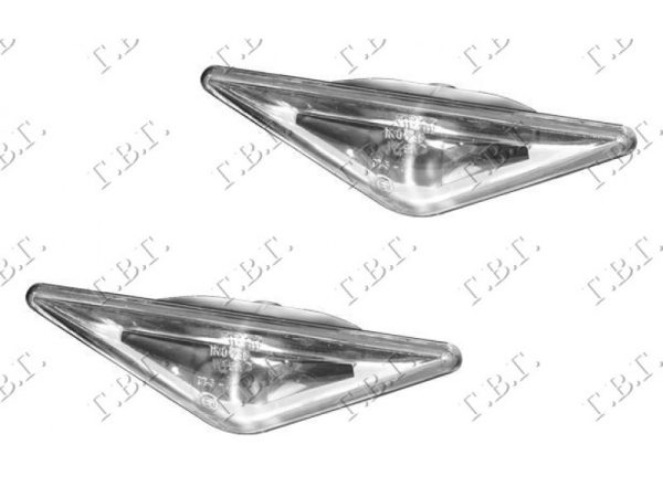 Φλας Φτερου Διαφανες Λευκο (ΣΕΤ) Ford Focus 98-04 - 014705500