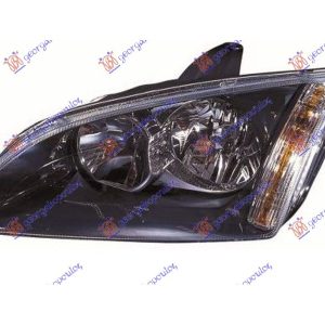 Φανος Εμπρος (ΜΑΥΡΟ) (Ε) (TYC) Αριστερα Ford Focus 04-08 – 024705274