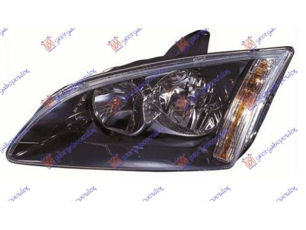 Φανος Εμπρος (ΜΑΥΡΟ) (Ε) (TYC) Αριστερα Ford Focus 04-08 - 024705274