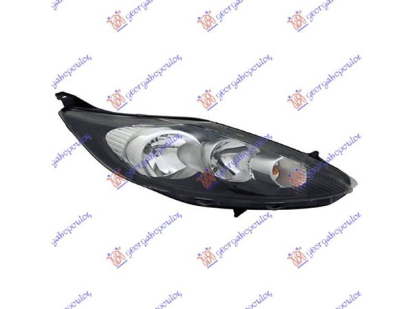 Φανος ΕΜΠ. ΗΛΕΚΤ. Μαυρος (ΜΕ ΜΟΤΕΡ) (HELLA) Δεξια Ford Fiesta 08-13 - 072605141