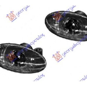 Φλας Φτερου Σετ (ΔΙΑΦΑΝΕΣ ΦΥΜΕ) Peugeot 206 98-09    025605520