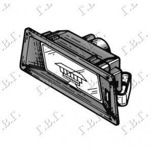 Φανος Αριθμου Fiat Brava 95-03    040906050