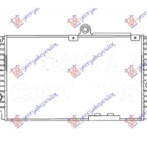 Ψυγειο νερου1,3-1,5cc (52×32) Alfa Romeo Alfa 33 90-95    065806300