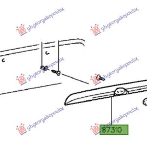 ΠΛΑΣΤΙΚΟ ΠΙΣΩ ΠΟΡΤΑΣ (Γνήσιο) HYUNDAI ATOS 97-00 012406270