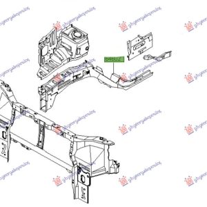 ΣΑΣΙ ΕΜΠΡΟΣ (Γνήσιο) ΔΕ HYUNDAI ATOS PRIME 03-07 032400901