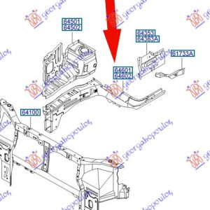 ΣΑΣΙ ΕΜΠΡΟΣ (Γνήσιο) ΑΡ HYUNDAI ATOS PRIME 03-07 032400902