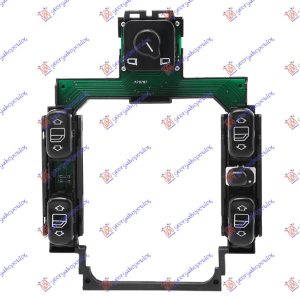 ΔΙΑΚΟΠΤΗΣ ΠΑΡΑΘΥΡΟΥ/ΚΑΘΡΕΦΤΩΝ ΕΜΠΡΟΣ (Κέντρο) (Τετραπλός) (26pin) MERCEDES C CLASS (W202) 93-99 051607170