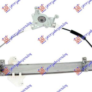 ΓΡΥΛΛΟΣ ΠΑΡΑΘΥΡΟΥ ΕΜΠΡΟΣ ΗΛΕΚΤΡΙΚΟΣ (ΧΩΡΙΣ ΜΟΤΕΡ) (ΠΟΛΥΣΦΗΝΟ) ΔΕ HYUNDAI ACCENT SDN 94-97 080207041