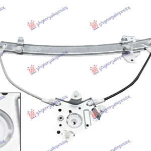 ΓΡΥΛΛΟΣ ΠΑΡΑΘΥΡΟΥ ΕΜΠΡΟΣ ΗΛΕΚΤΡΙΚΟΣ (ΧΩΡΙΣ ΜΟΤΕΡ) (ΠΟΛΥΣΦΗΝΟ) ΑΡ HYUNDAI ACCENT SDN 94-97 080207042