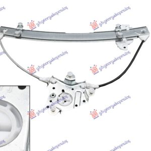 ΓΡΥΛΛΟΣ ΠΑΡΑΘΥΡΟΥ ΕΜΠΡΟΣ ΗΛΕΚΤΡΙΚΟΣ (ΧΩΡΙΣ ΜΟΤΕΡ) (ΚΑΡΕ ΑΣΤΕΡΙ 3 ΔΟΝΤΙΑ) ΑΡ HYUNDAI ACCENT SDN 94-97 080207052