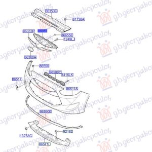 ΜΑΣΚΑ (Γνήσια) HYUNDAI iX20 11- 370004540