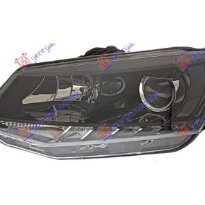 Φανος Εμπρος ΗΛΕΚΤ. (H7/H7) Με Φως Ημερας Led (HELLA) Αριστερα Skoda Fabia 14-18   746105152