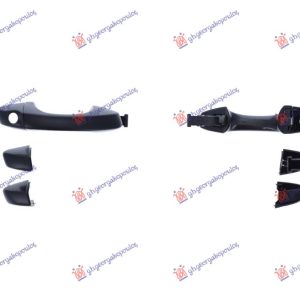 Χερουλι Πορτας ΕΜΠΡΟΣ/ΠΙΣΩ Εξω (ΜΕ/ΧΩΡΙΣ Τρυπα ΑΦΑΛΟΥ) Δεξια Skoda Fabia 21-    746307843