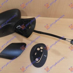 Καθρεφτης Μηχανικος Με Ντιζες Μαυρος (CONVEX GLASS) Δεξια Fiat 500 07-15   020207406