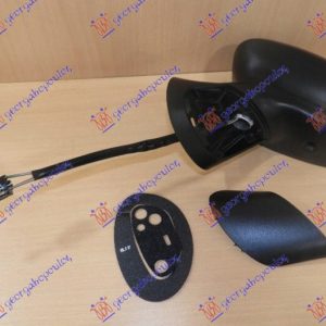 Καθρεφτης Μηχανικος Με Ντιζες Μαυρος (CONVEX GLASS) Αριστερα Fiat 500 07-15   020207407