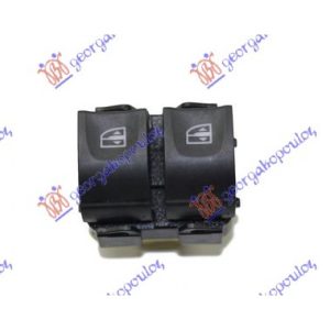 Διακοπτης ΠΑΡΑΘ. ΕΜΠ. (ΕΜΠΡΟΣ ΠΟΡΤΕΣ)(Aυτόμ. Αρ.) (Διπλός)(Ασπρο φως)(Άσπρη φίσα)(7pin) Αριστερα Renault Captur 13-17   672007174