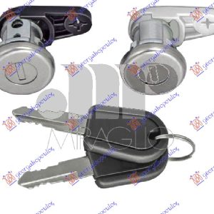 ΑΦΑΛΟΙ ΠΟΡΤΑΣ ΕΜΠΡΟΣ ΜΕ ΚΛΕΙΔΙΑ (ΣΕΤ 2 ΤΕΜΑΧΙΑ) RENAULT CLIO 90-94 073607230