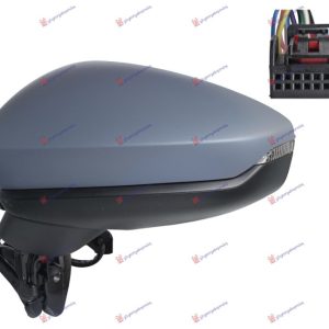 ΚΑΘΡΕΦΤΗΣ ΗΛΕΚΤΡΙΚΟΣ ΘΕΡΜΑΙΝΟΜΕΝΟΣ ΗΛΕΚΤΡΙΚΑ ΑΝΑΚΛΙΝΟΜΕΝΟΣ ΒΑΦΟΜΕΝΟΣ ΜΕ ΜΝΗΜΗ & ΦΛΑΣ LED (14PΙΝ) (Α ΠΟΙΟΤΗΤΑ) (ASPHERICAL GLASS)  AUDI A3 ALLSTREET 2024-  132507582